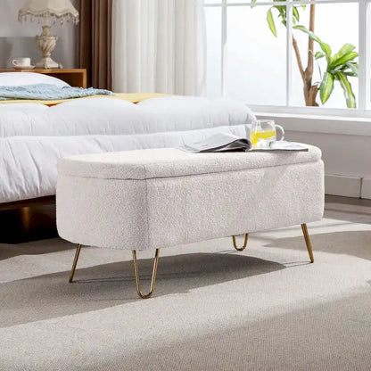 Panca Pouf Contenitore da Fondo Letto