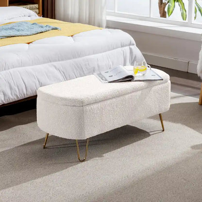 Panca Pouf Contenitore da Fondo Letto