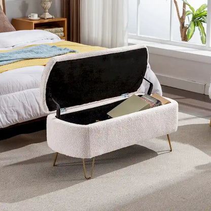 Panca Pouf Contenitore da Fondo Letto