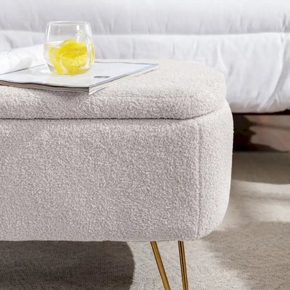 Panca Pouf Contenitore da Fondo Letto