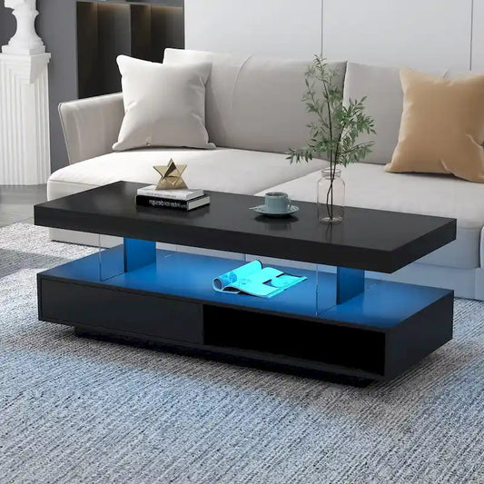 U-Can Led Coffee Table with Storage