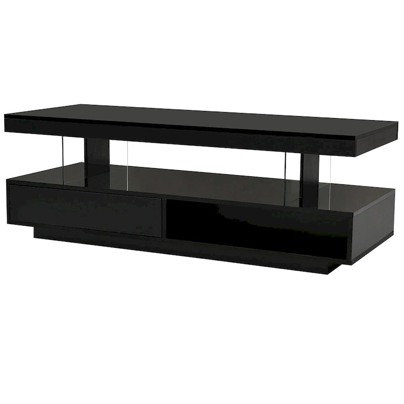 U-Can Led Coffee Table with Storage