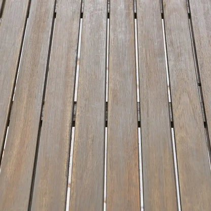 Set da pranzo da 5 pezzi in legno e vimini Biella Outdoor di Christopher Knight Home