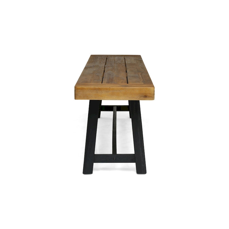 Panca da esterno Raphael in legno di acacia (set da 2) di Christopher Knight Home