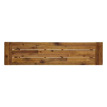 Panca da esterno Raphael in legno di acacia (set da 2) di Christopher Knight Home