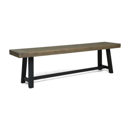 Panca da esterno Raphael in legno di acacia (set da 2) di Christopher Knight Home