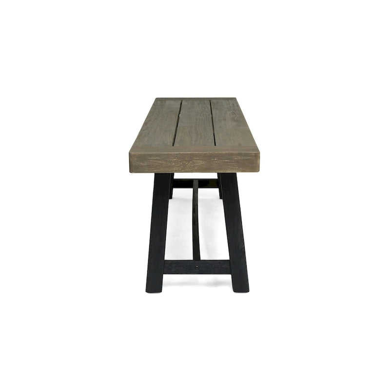 Panca da esterno Raphael in legno di acacia (set da 2) di Christopher Knight Home