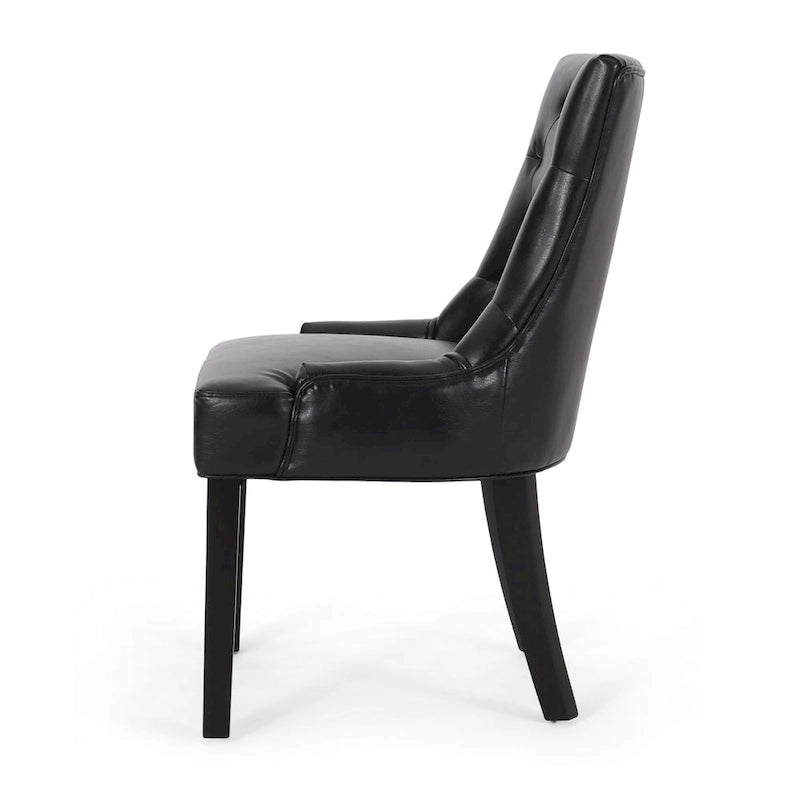 Cheney Tufted Dining Chairs (Set of 4) by Christopher Knight Home