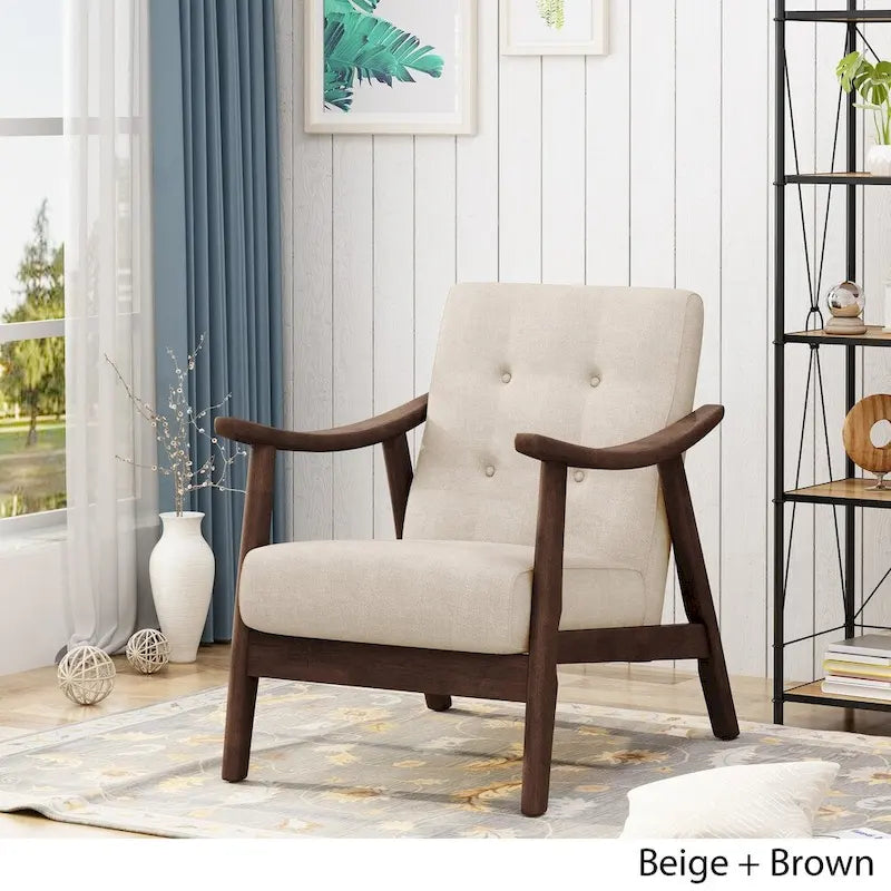 Chabani Mid-Century Modern Accent Chair by Christopher Knight Home