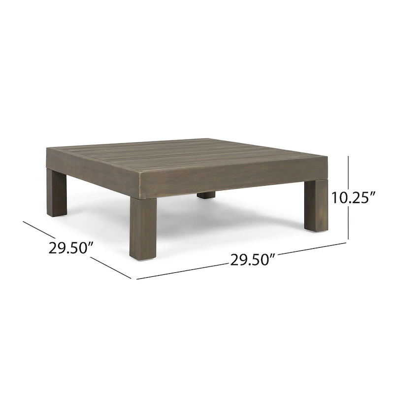 Set da conversazione 7 pezzi Brava per esterno in legno di acacia di Christopher Knight Home