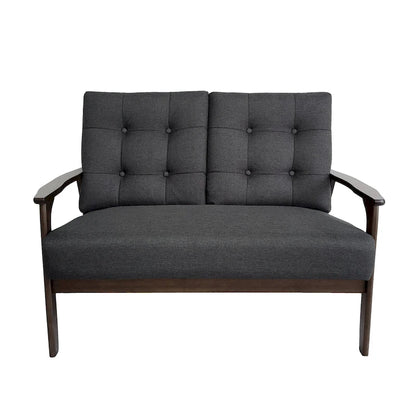 Aries Mid-century 2-piece Fabric Sofa Set by Christopher Knight Home