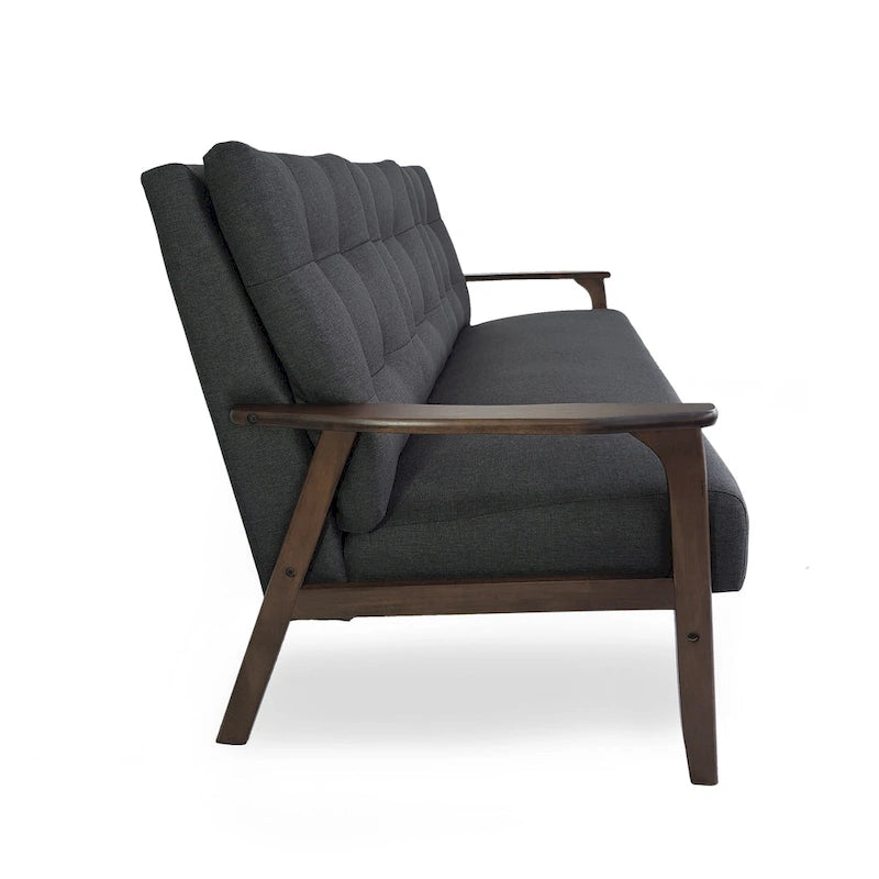 Aries Mid-century 2-piece Fabric Sofa Set by Christopher Knight Home