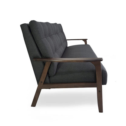 Aries Mid-century 2-piece Fabric Sofa Set by Christopher Knight Home