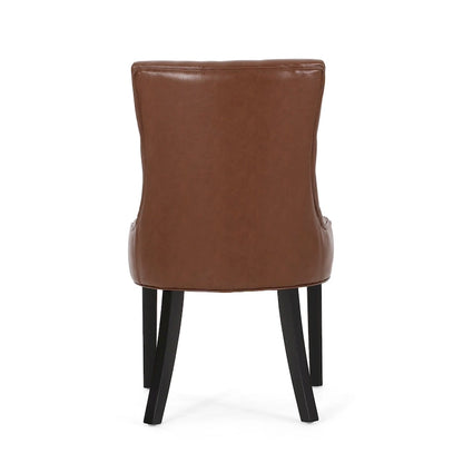 Cheney Tufted Dining Chairs (Set of 6) by Christopher Knight Home
