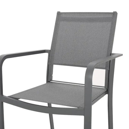 Gaven Tempered Glass/Aluminum 7-piece Outdoor Dining Set by Christopher Knight Home