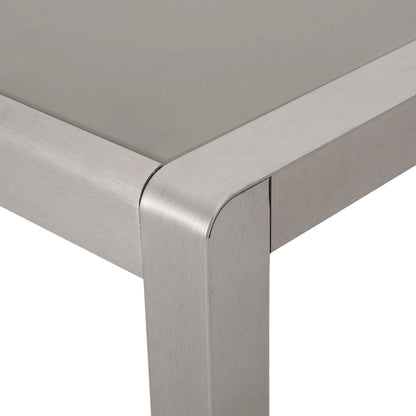 Gaven Tempered Glass/Aluminum 7-piece Outdoor Dining Set by Christopher Knight Home