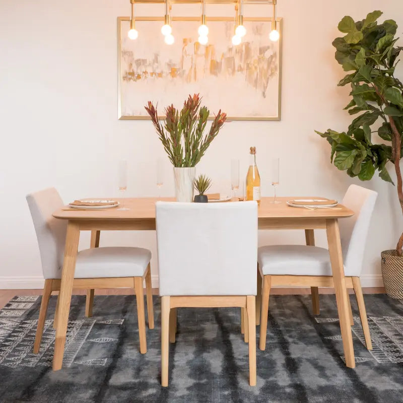Christopher Knight Home Fabrizio Set da pranzo 5 pezzi moderno di metà secolo