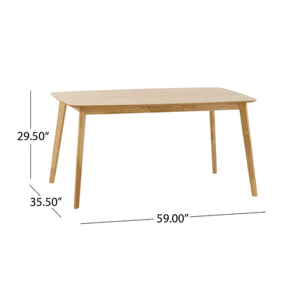 Christopher Knight Home Fabrizio Set da pranzo 5 pezzi moderno di metà secolo