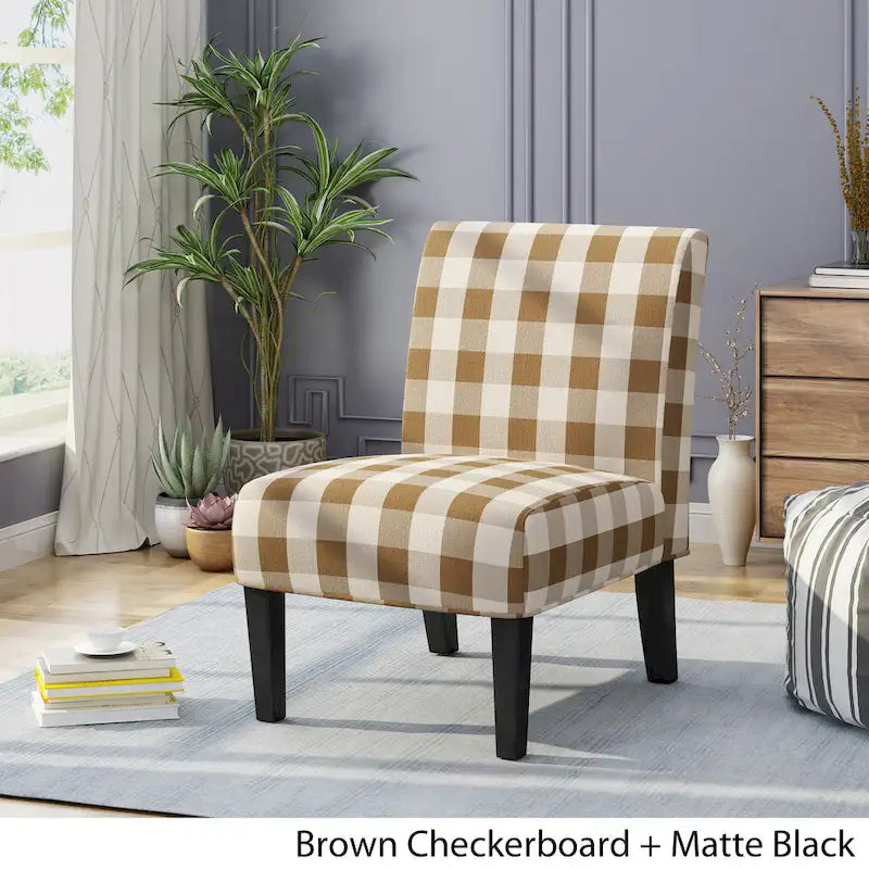 Kassi Contemporary Fabric Slipper Accent Chair by Christopher Knight Home