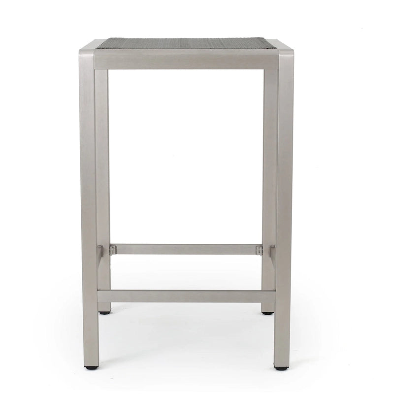 Cape Coral Outdoor 5-piece Aluminum Square Bar Set by Christopher Knight Home