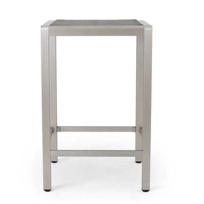 Cape Coral Outdoor 5-piece Aluminum Square Bar Set by Christopher Knight Home