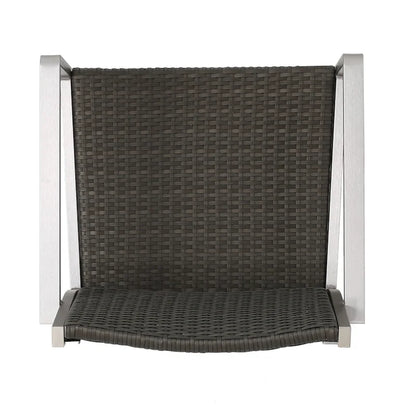 Cape Coral Outdoor 5-piece Aluminum Square Bar Set by Christopher Knight Home