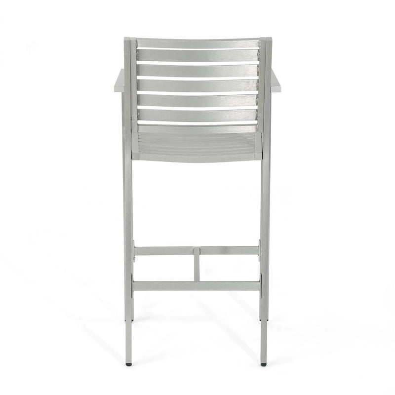 Cape Coral Outdoor 5-piece Aluminum Square Bar Set by Christopher Knight Home