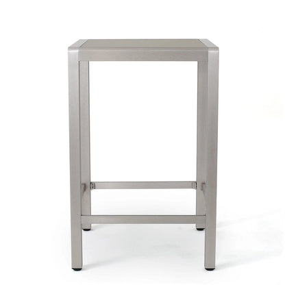 Cape Coral Outdoor 5-piece Aluminum Square Bar Set by Christopher Knight Home