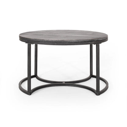 Gerrish Modern Industrial Coffee Table Set by Christopher Knight Home