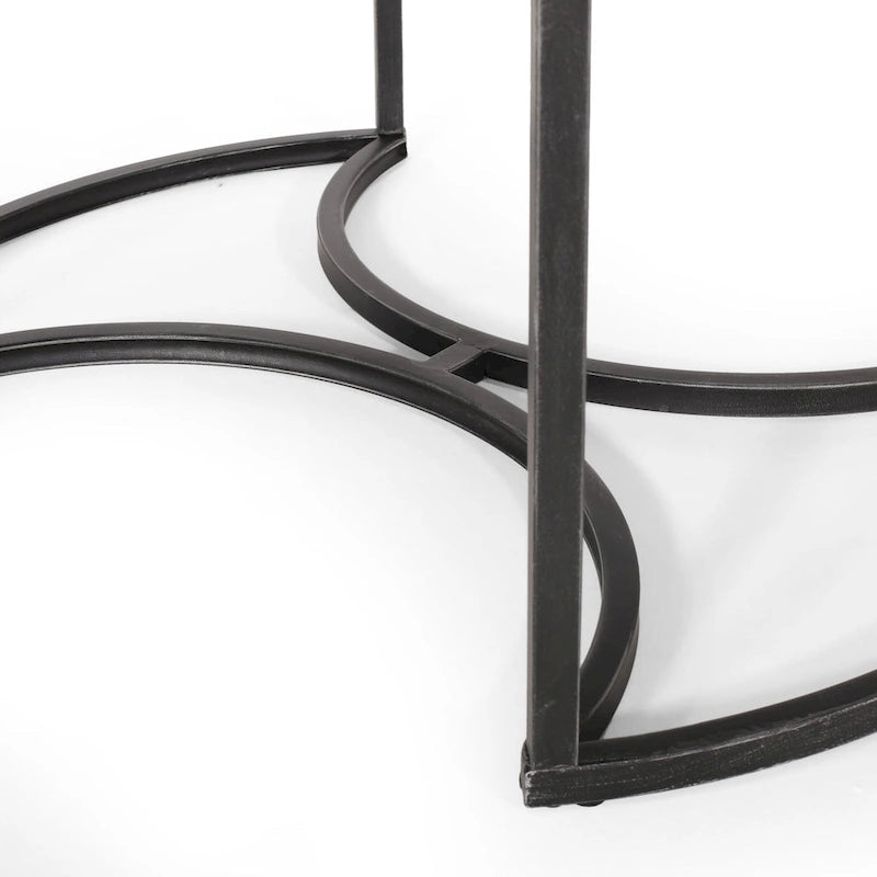 Gerrish Modern Industrial Coffee Table Set by Christopher Knight Home