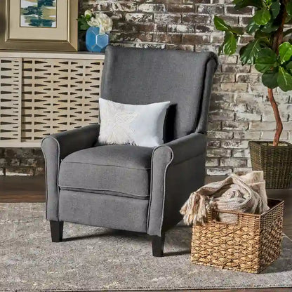 Charell Traditional Fabric Recliner by Christopher Knight Home