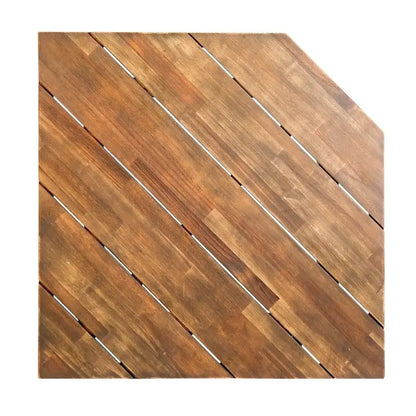 Eulah Minimalist V-shaped Wood 4-piece Sectional Set by Christopher Knight Home