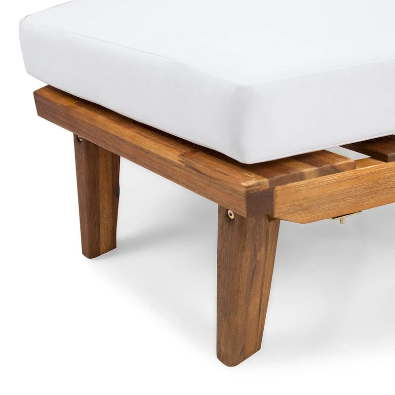 Eulah Minimalist V-shaped Wood 4-piece Sectional Set by Christopher Knight Home