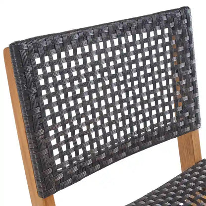 Sgabelli da bar pieghevoli da esterno in legno di acacia Polaris (set da 4) di Christopher Knight Home