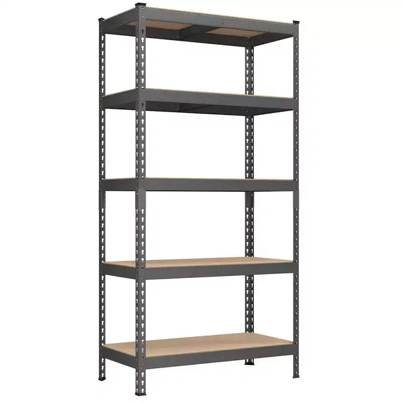 SONGMICS 5-Tier Storage Shelves, Garage Storage, Boltless Assembly, Adjustable Shelving Unit, Load 1929 lb, for Shed Warehouse Basement Kitchen