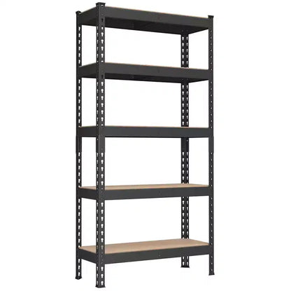 SONGMICS 5-Tier Storage Shelves, Garage Storage, Boltless Assembly, Adjustable Shelving Unit, Load 1929 lb, for Shed Warehouse Basement Kitchen