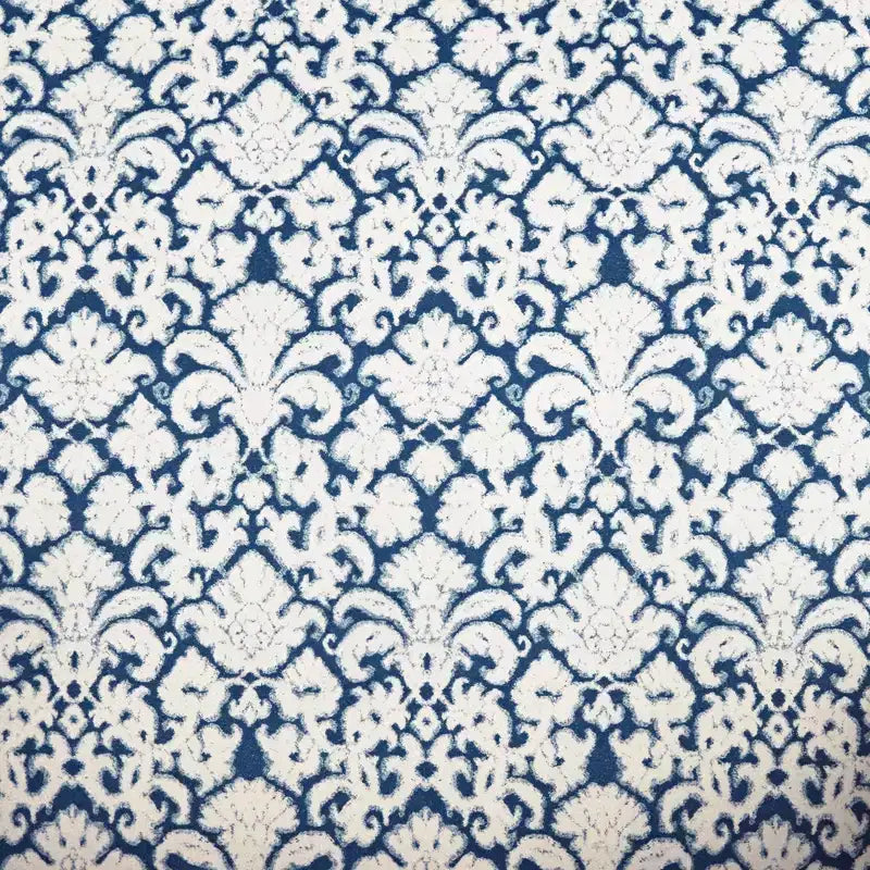 55 Downing Street Nottingham Blue and White Fabric Arm Chair