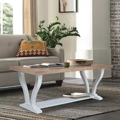 Lacasa Solid Wood Coffee Table - International Concepts