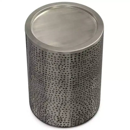 Ledger Metal Side Table Antique - WyndenHall