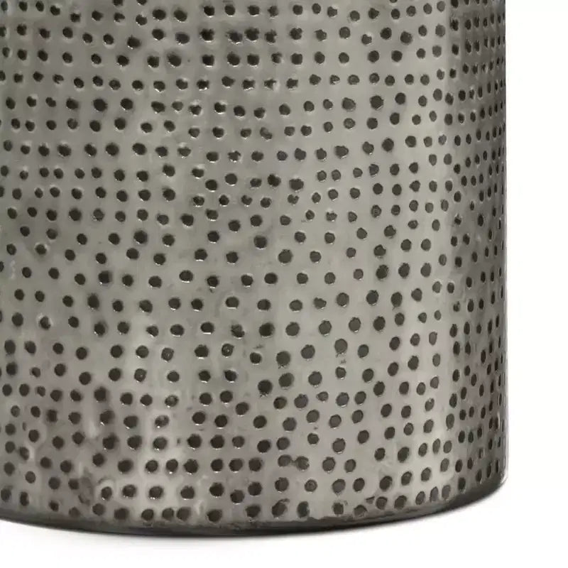 Ledger Metal Side Table Antique - WyndenHall