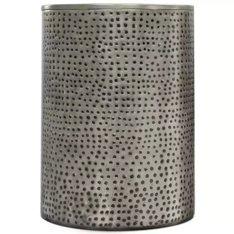 Ledger Metal Side Table Antique - WyndenHall