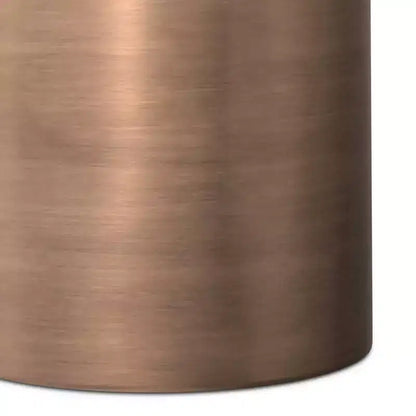 Ledger Metal Side Table Antique - WyndenHall