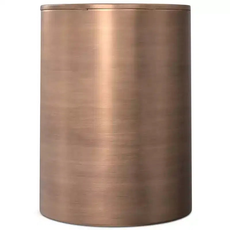 Ledger Metal Side Table Antique - WyndenHall