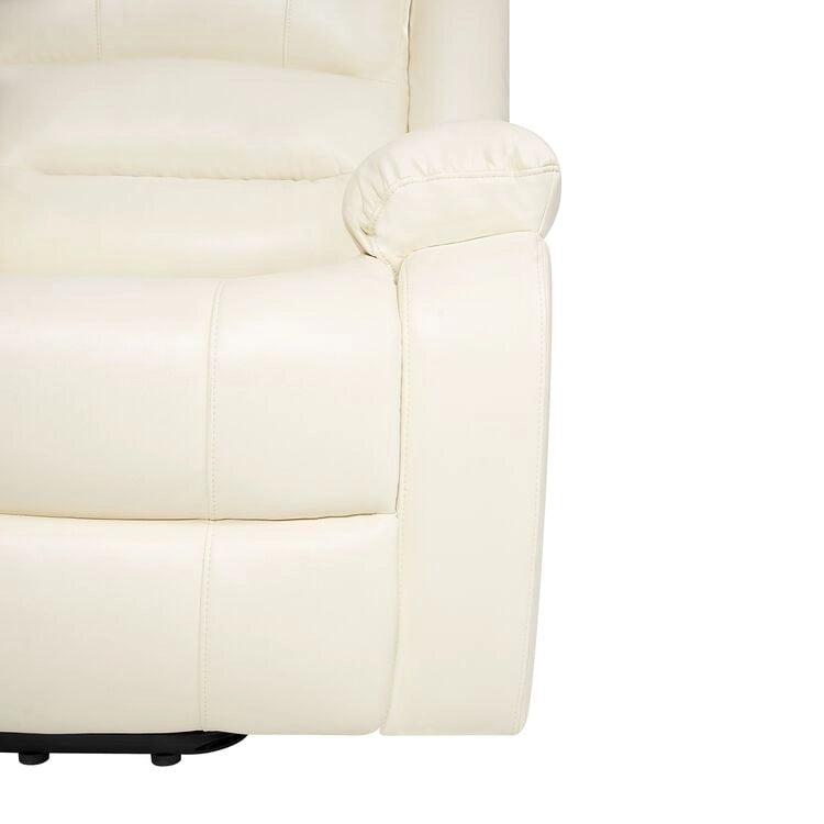 Deluxe Adjustable Power Lift Recliner Chair for Elderly Faux Leather Electric Recliner Split-Back Chair