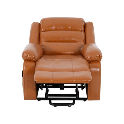 Deluxe Adjustable Power Lift Recliner Chair for Elderly Faux Leather Electric Recliner Split-Back Chair