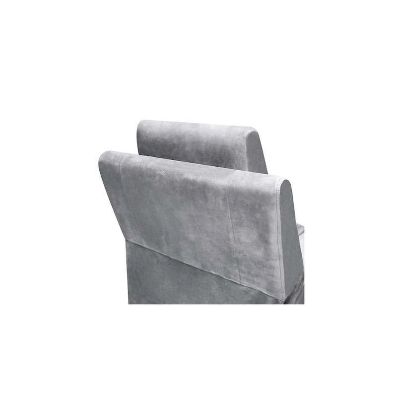 Deluxe Kids Recliner Chair with Footrest Headrest and 2 Cup Holders Microfiber Kids Recliner for Age 3+ Years