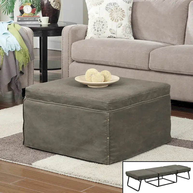 Convenience Concepts Designs4Comfort Folding Bed Ottoman Coffee Table