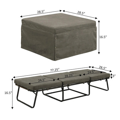 Convenience Concepts Designs4Comfort Folding Bed Ottoman Coffee Table