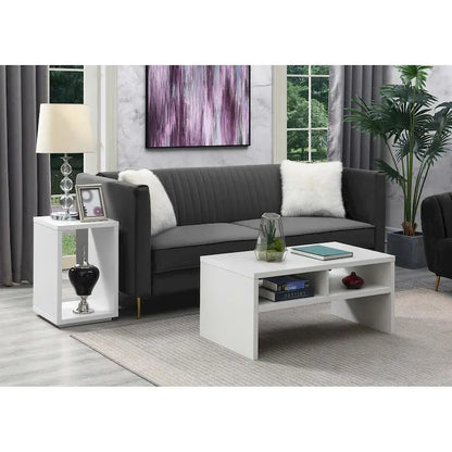 Convenience Concepts Northfield Admiral Deluxe Coffee Table with Shelves