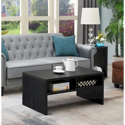 Convenience Concepts Northfield Admiral Deluxe Coffee Table with Shelves